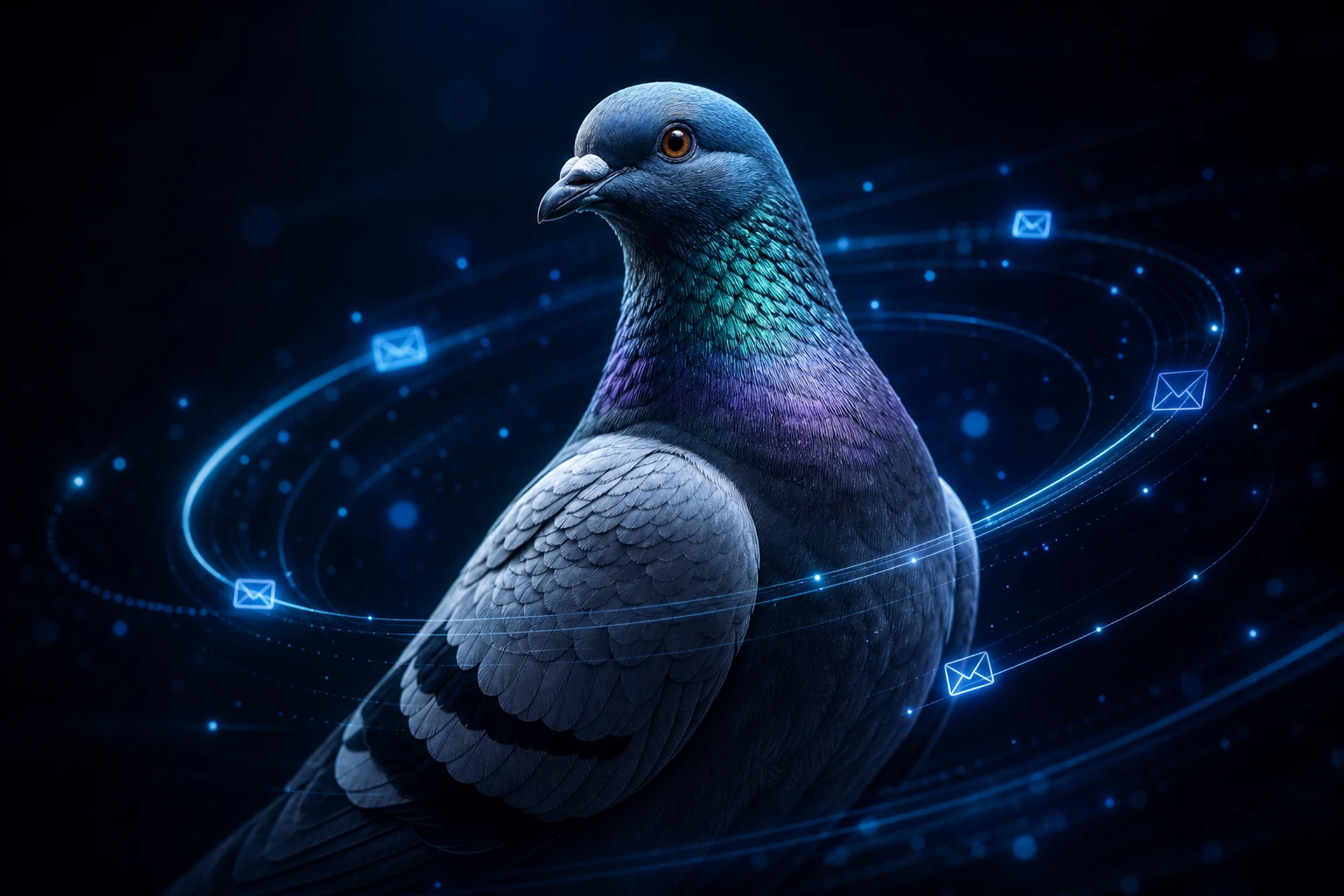 PostPronto — visual cinematico del brand