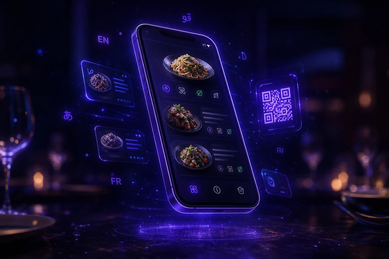 Vorrei Menu — visual cinematico del brand